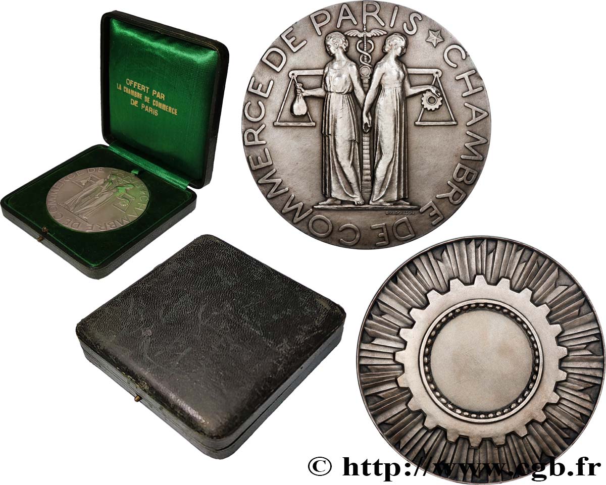 CHAMBRES DE COMMERCE Médaille, Chambre de commerce de Paris q.SPL