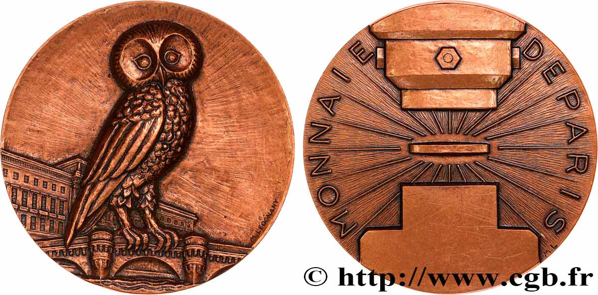 FUNFTE FRANZOSISCHE REPUBLIK Médaille, Monnaie de Paris SS