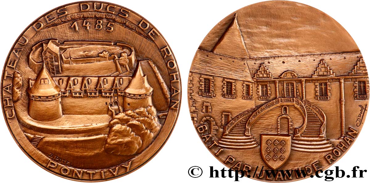 MONUMENTS ET HISTOIRE Médaille, Château de Pontivy SUP