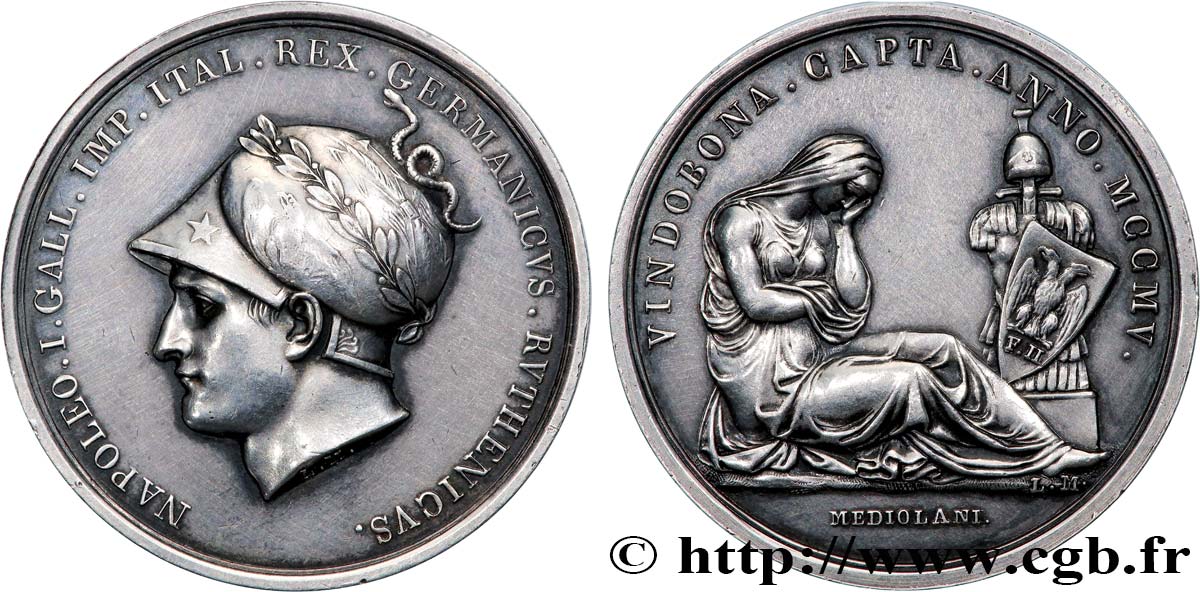 PRIMO IMPERO Médaille, Prise de Vienne q.SPL