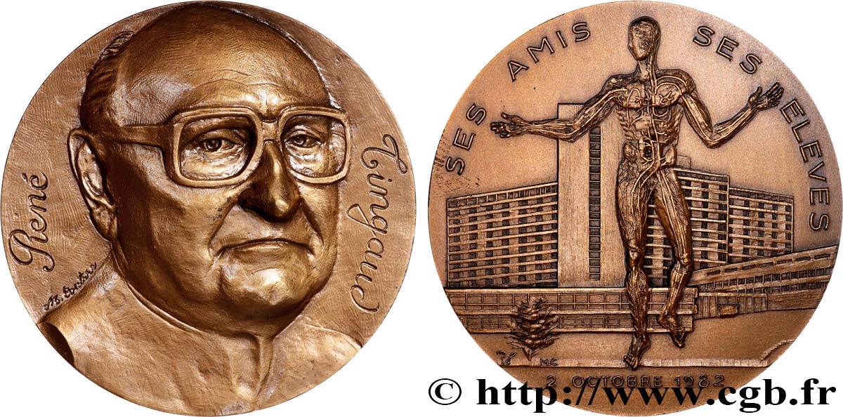 SCIENCES & SCIENTIFIQUES Médaille, René Tingaud SUP