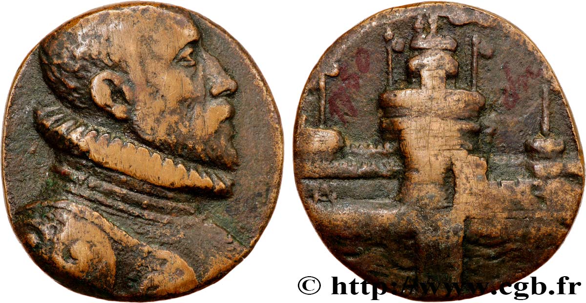 ITALIA Médaille, Niccolo Todini, gouverneur du Château de Saint-Ange q.BB