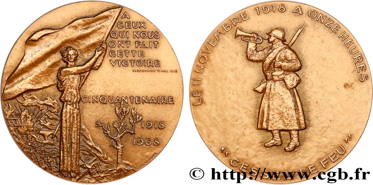 V REPUBLIC Médaille, Cinquantenaire de la victoire AU