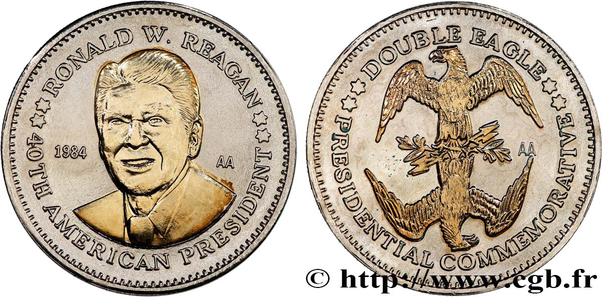 UNITED STATES OF AMERICA Médaille, Ronald Reagan AU