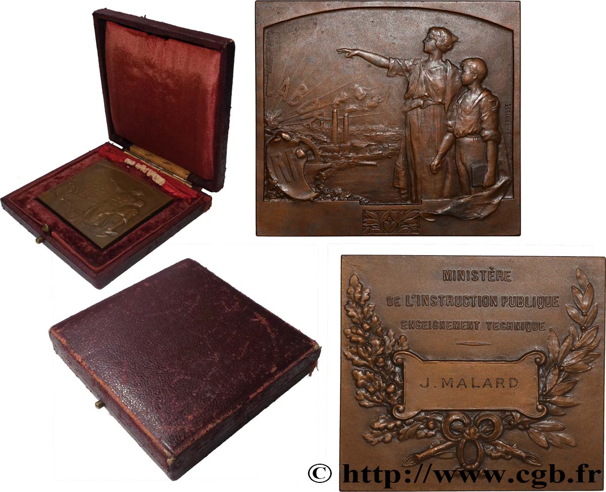 IV REPUBLIC Plaquette LABOR, Ministère de l’instruction publique, Enseignement technique AU