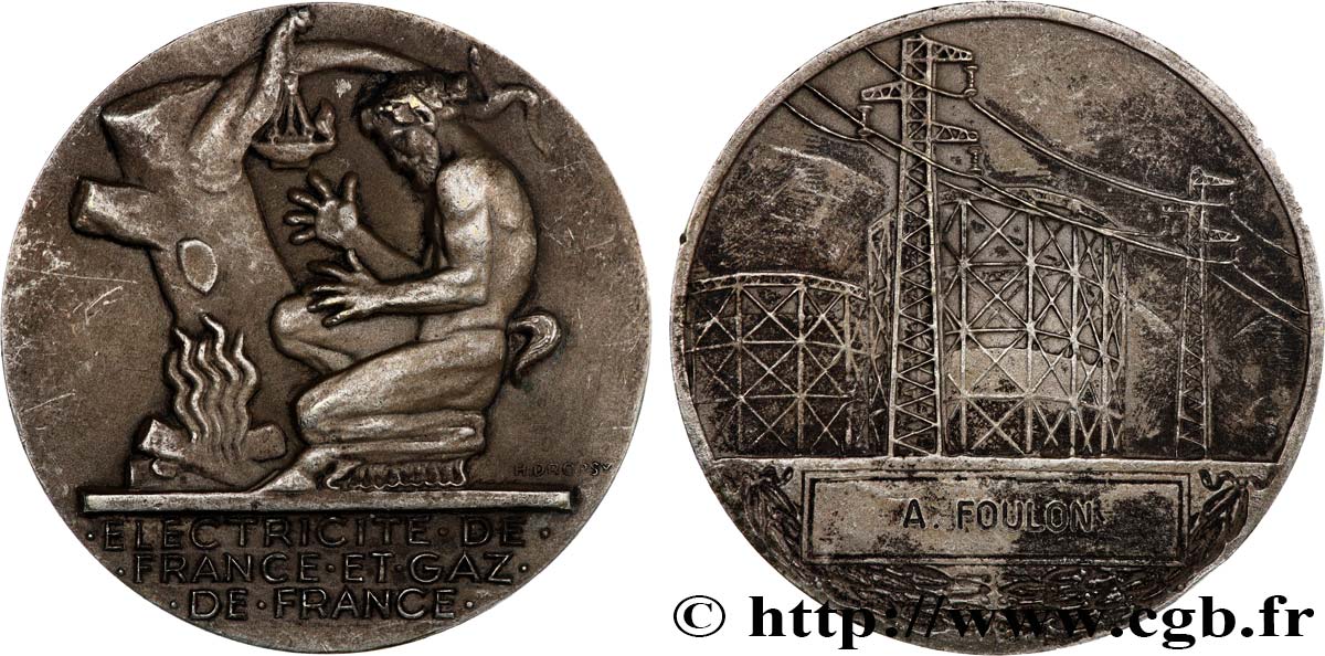 COMPANIES, INDUSTRIES AND MISCELLANEOUS TRADES Médaille de mérite EDF / GDF XF