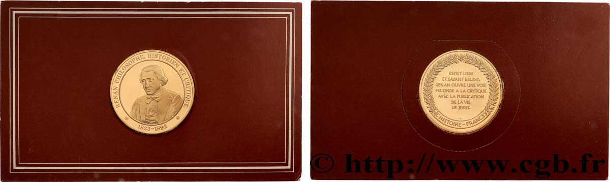 HISTOIRE DE FRANCE Médaille, Renan fST