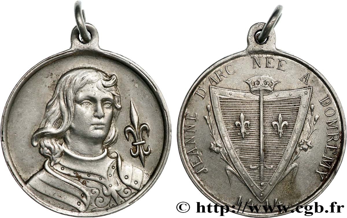 FAMOUS FIGURES Médaille, Jeanne d’arc XF