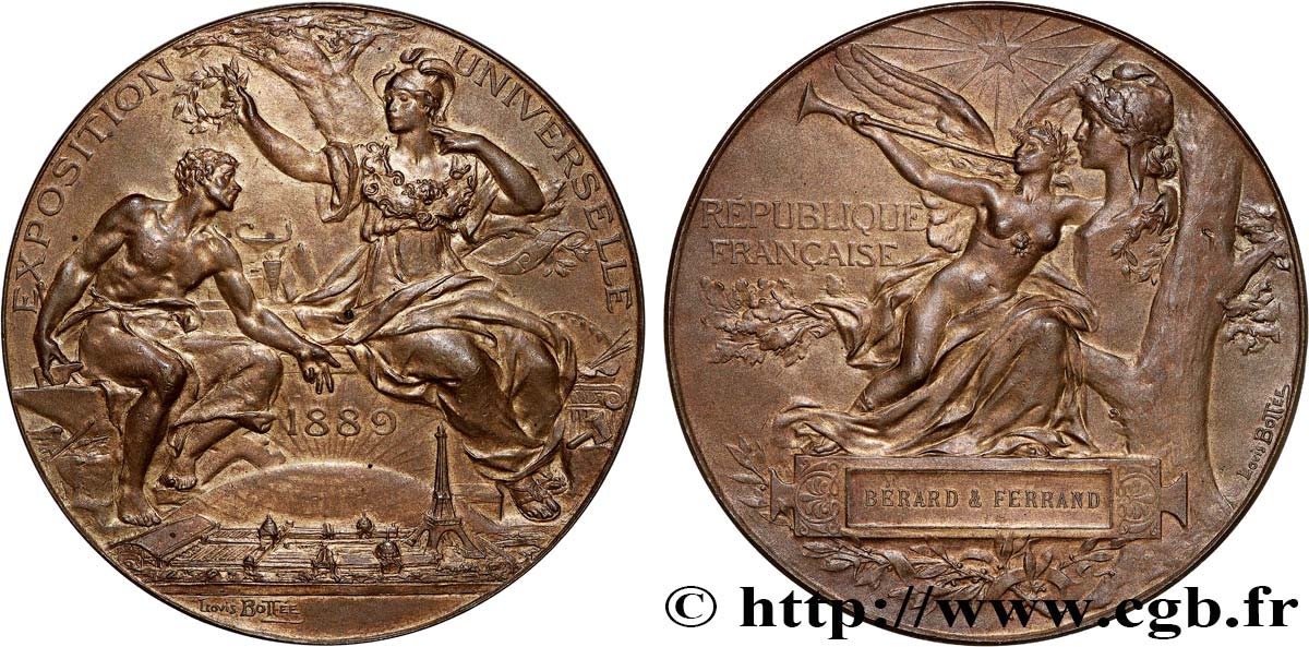 TERZA REPUBBLICA FRANCESE Médaille, Exposition Universelle q.SPL