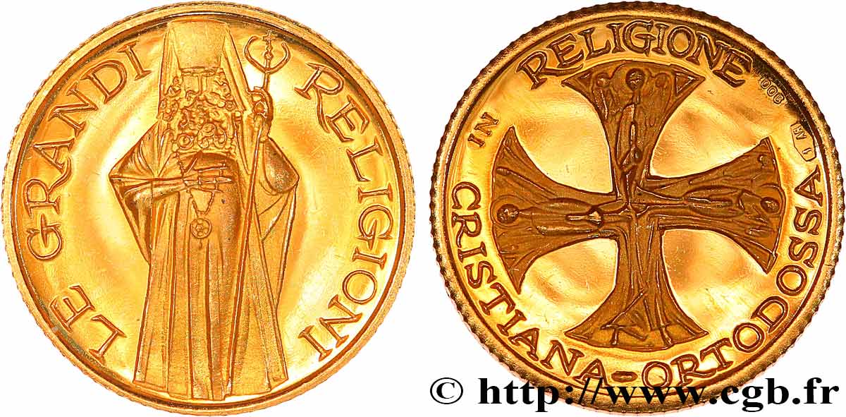 RELIGIOUS MEDALS Médaille, Les grandes religions, Christianisme orthodoxe AU