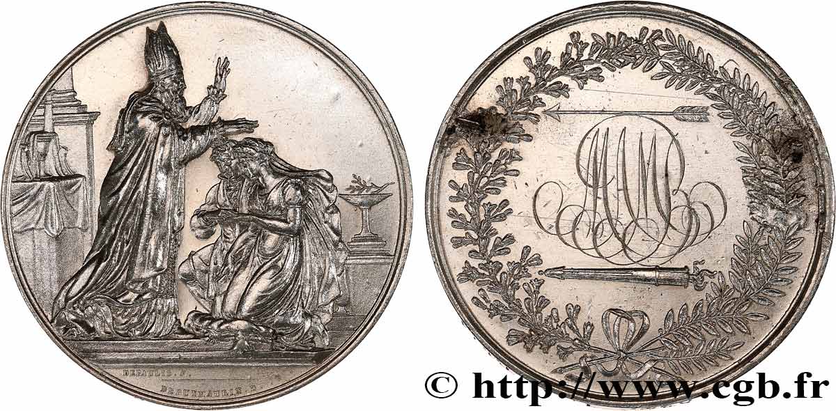 AMOUR ET MARIAGE Médaille de mariage TTB+