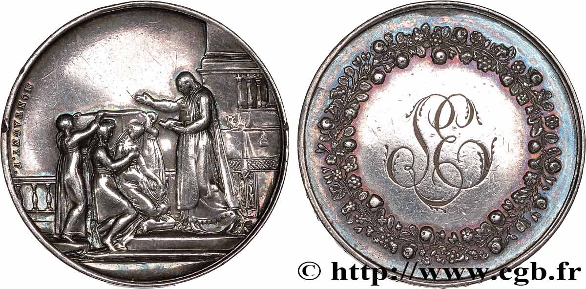AMOUR ET MARIAGE Médaille de mariage TB+