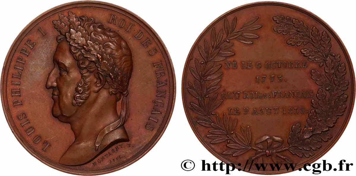 LOUIS-PHILIPPE I Médaille, Louis-Philippe Ier AU