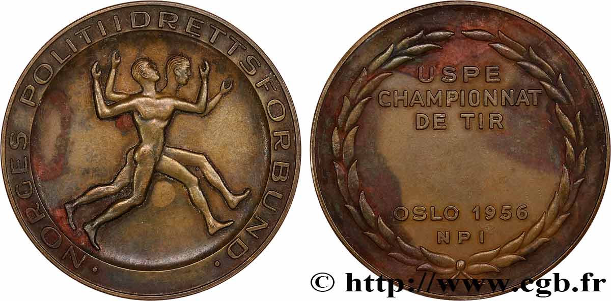 NORVÈGE Médaille, Championnat de tir q.SPL