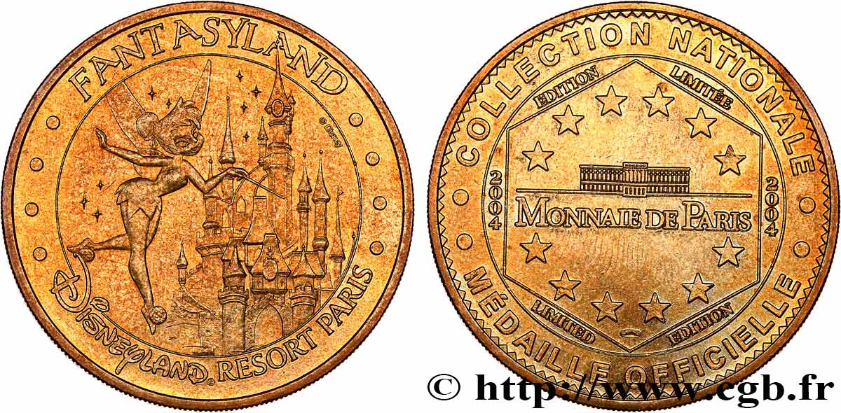 MÉDAILLES TOURISTIQUES Médaille touristique, Disneyland, Paris SUP