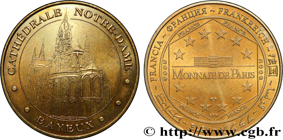 MÉDAILLES TOURISTIQUES Médaille touristique, Notre-Dame de Bayeux SUP
