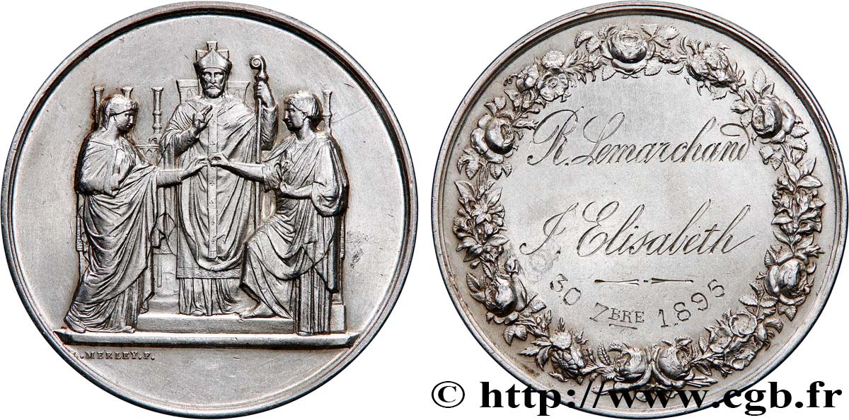 AMOUR ET MARIAGE Médaille de mariage fVZ