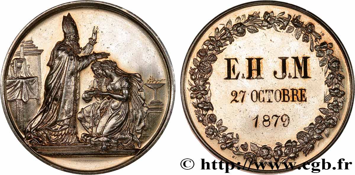 AMOUR ET MARIAGE Médaille de mariage TTB/TTB+