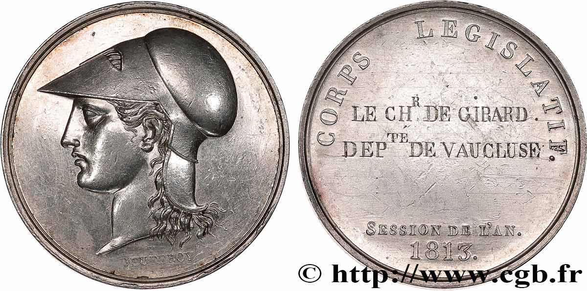 PREMIER EMPIRE / FIRST FRENCH EMPIRE Médaille, Corps législatif AU