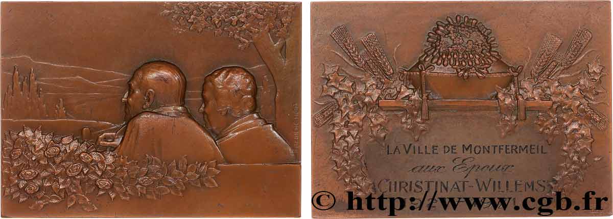 LOVE AND MARRIAGE Plaque, Noces d’or AU/AU