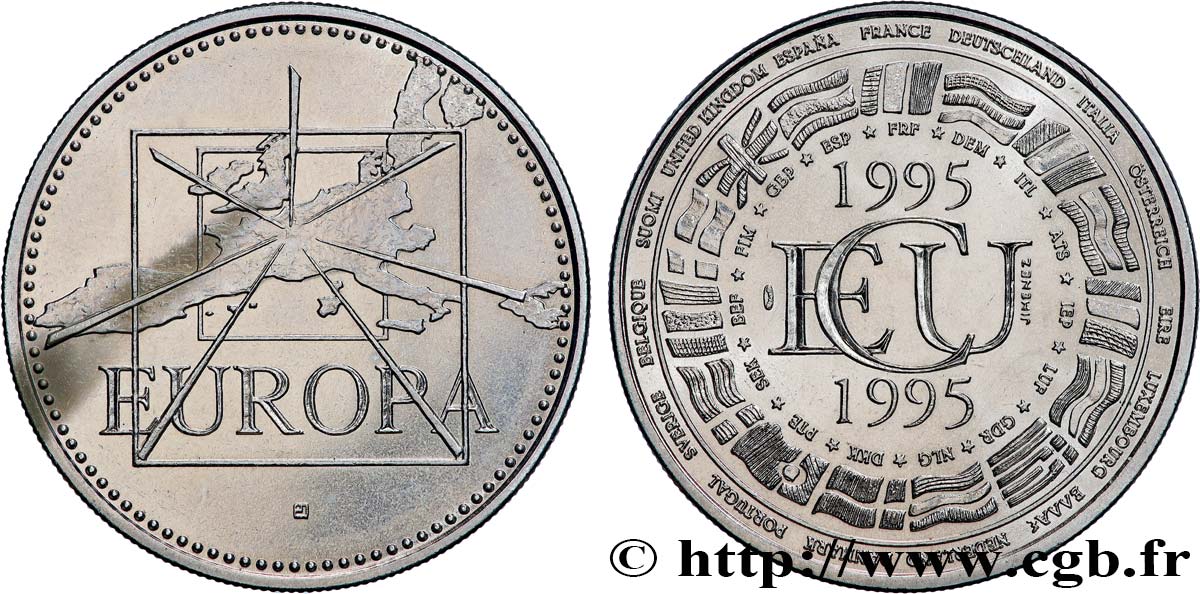 CINQUIÈME RÉPUBLIQUE ECU Europa TTB+