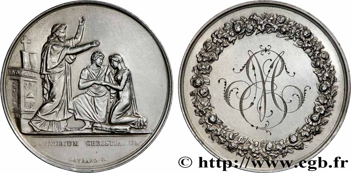 AMOUR ET MARIAGE Médaille de mariage, Connubium Christianum fVZ