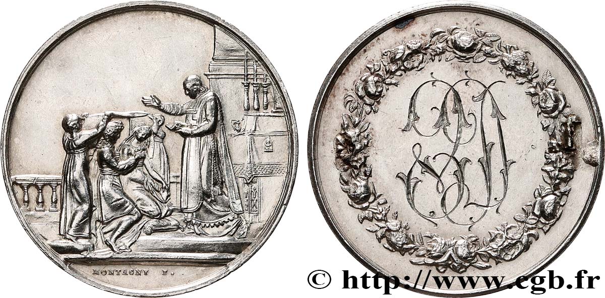 AMOUR ET MARIAGE Médaille de mariage TTB