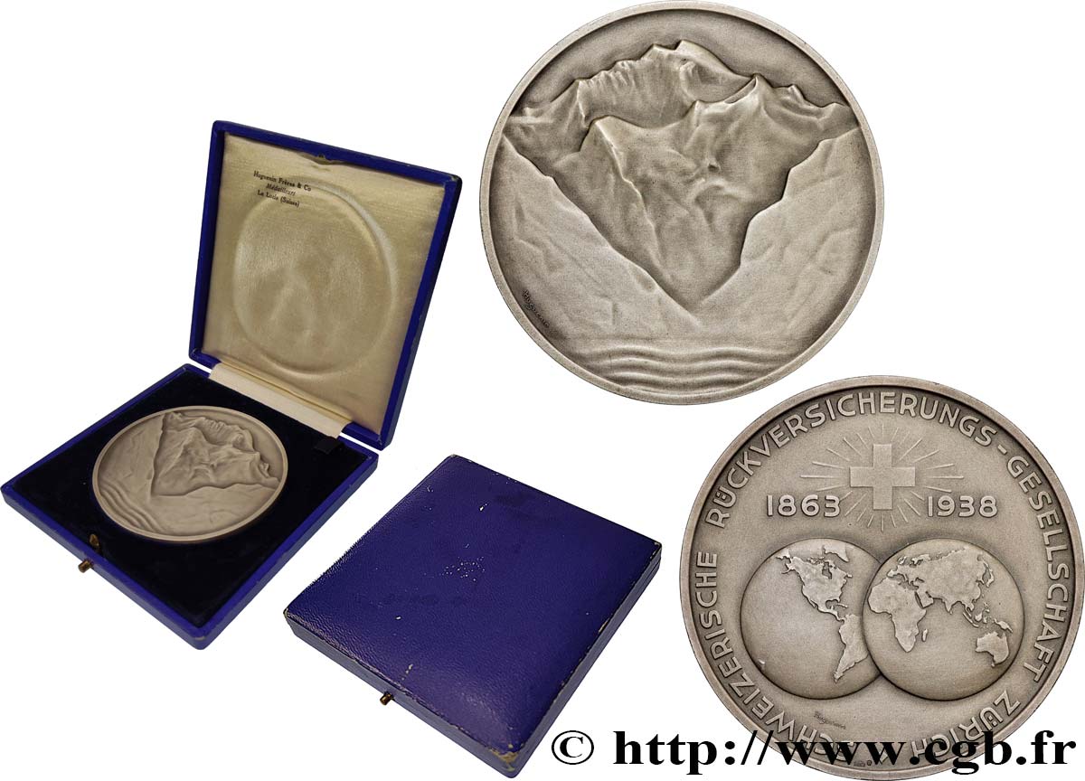 SUISSE Médaille, Compagnie suisse de réassurance MS