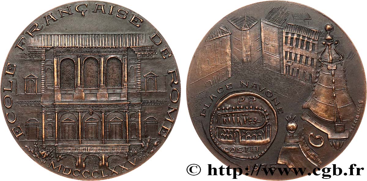 ITALIA Médaille, École Française de Rome EBC