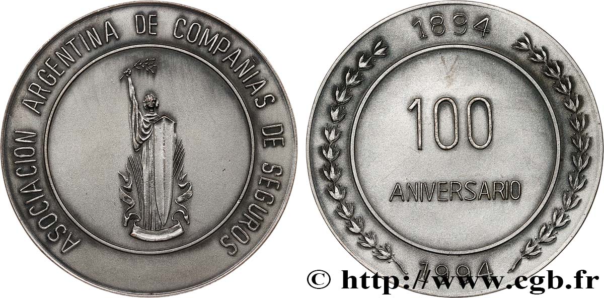 LES ASSURANCES Médaille, Centenaire de l’Association de compagnie d’assurances SPL