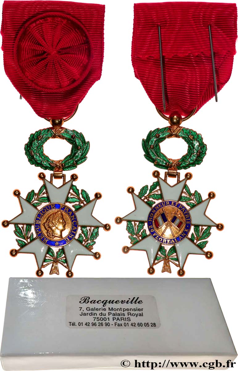 FUNFTE FRANZOSISCHE REPUBLIK Légion d’Honneur - Officier VZ