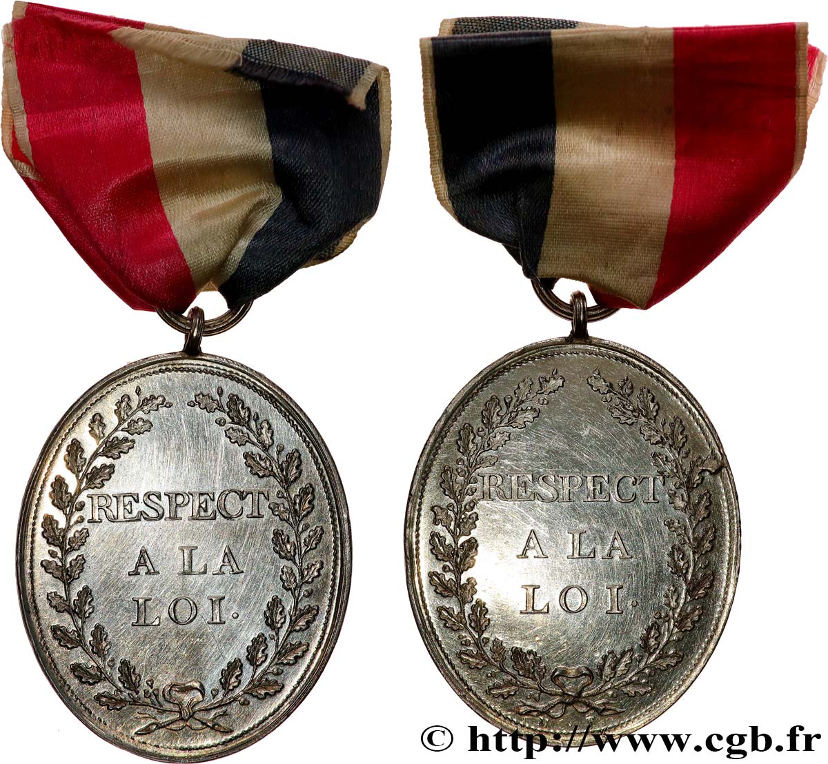 THE CONVENTION Médaille, Respect à la loi AU