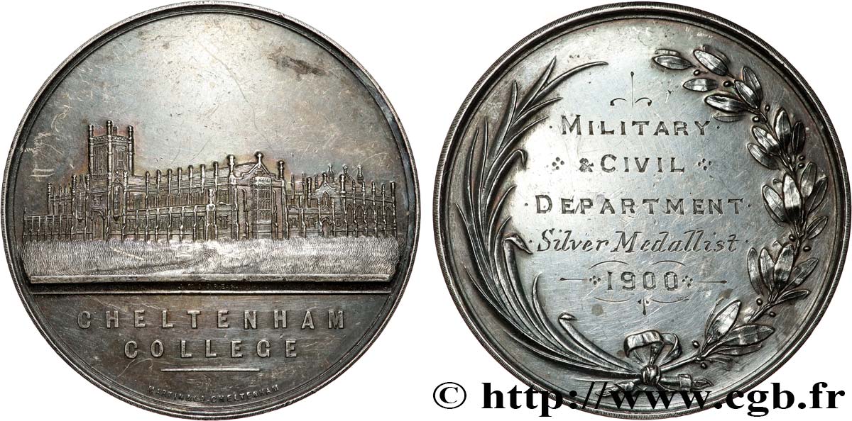 GRAN BRETAGNA - VICTORIA Médaille de récompense, Département civil et militaire BB