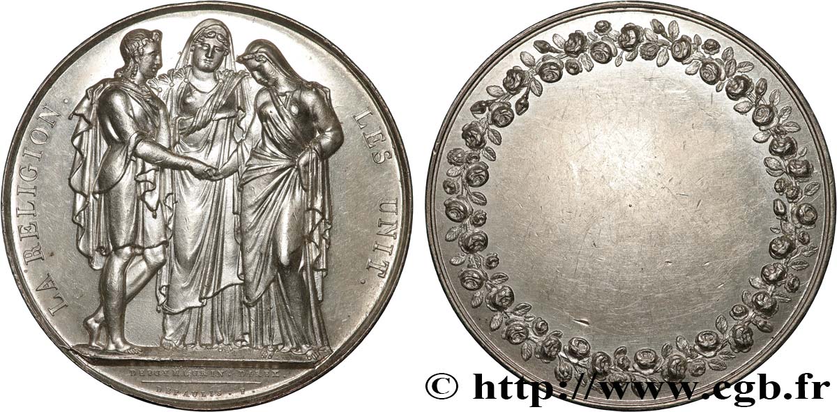 AMOUR ET MARIAGE Médaille de mariage, La Religion les unit MBC+