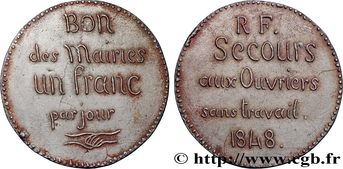SECOND REPUBLIC Médaille,  AU