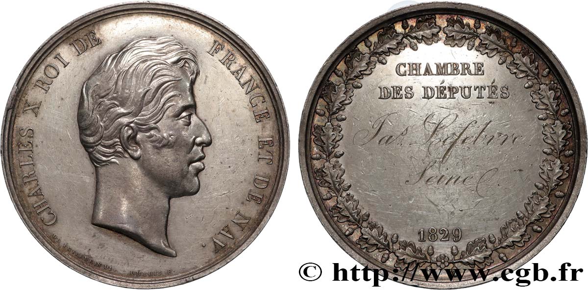 CHARLES X Médaille Parlementaire SUP