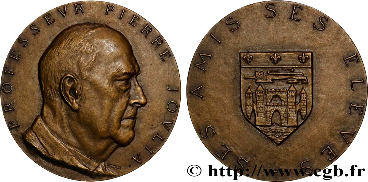 MÉDECINE - SOCIÉTÉS MÉDICALES Médaille, Professeur Pierre Joulia SPL