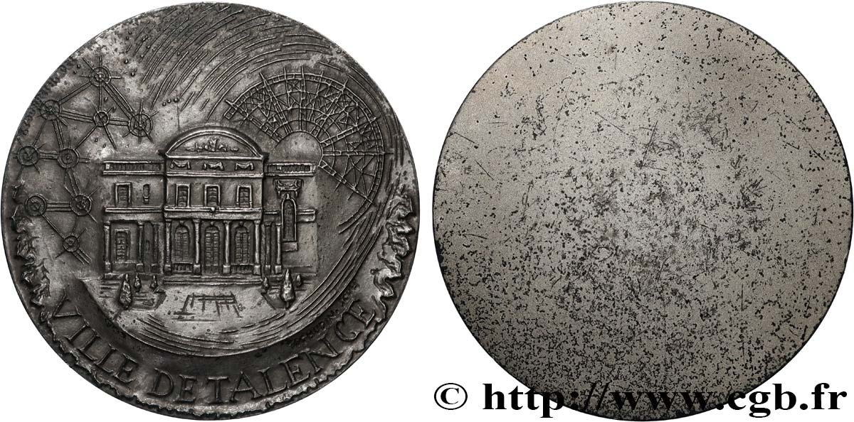 CINQUIÈME RÉPUBLIQUE Médaille, Ville de Talence TTB+