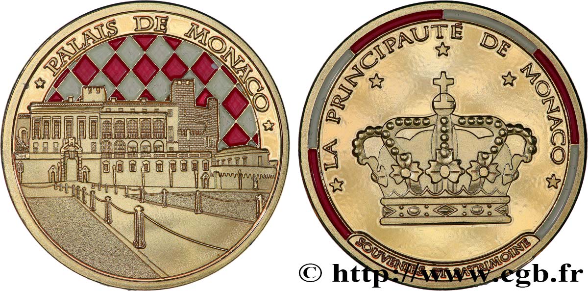 MÉDAILLES TOURISTIQUES Médaille touristique, Principauté de Monaco SUP