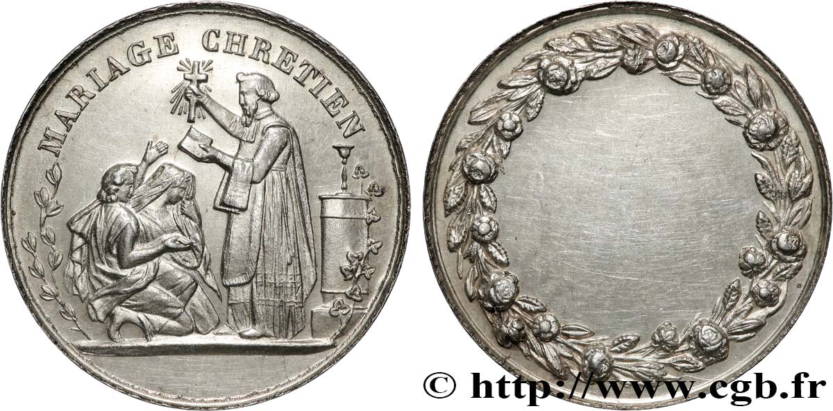 AMOUR ET MARIAGE Médaille, Mariage chrétien SUP