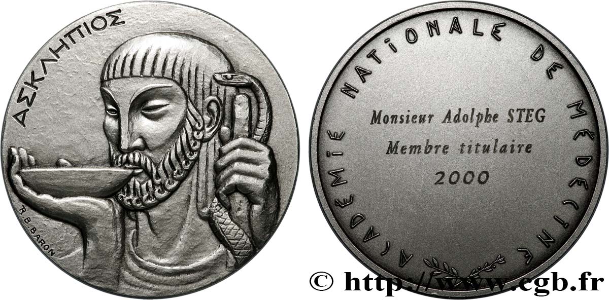 SCIENCES & SCIENTIFIQUES Médaille, Académie nationale de Médecine SUP/TTB+