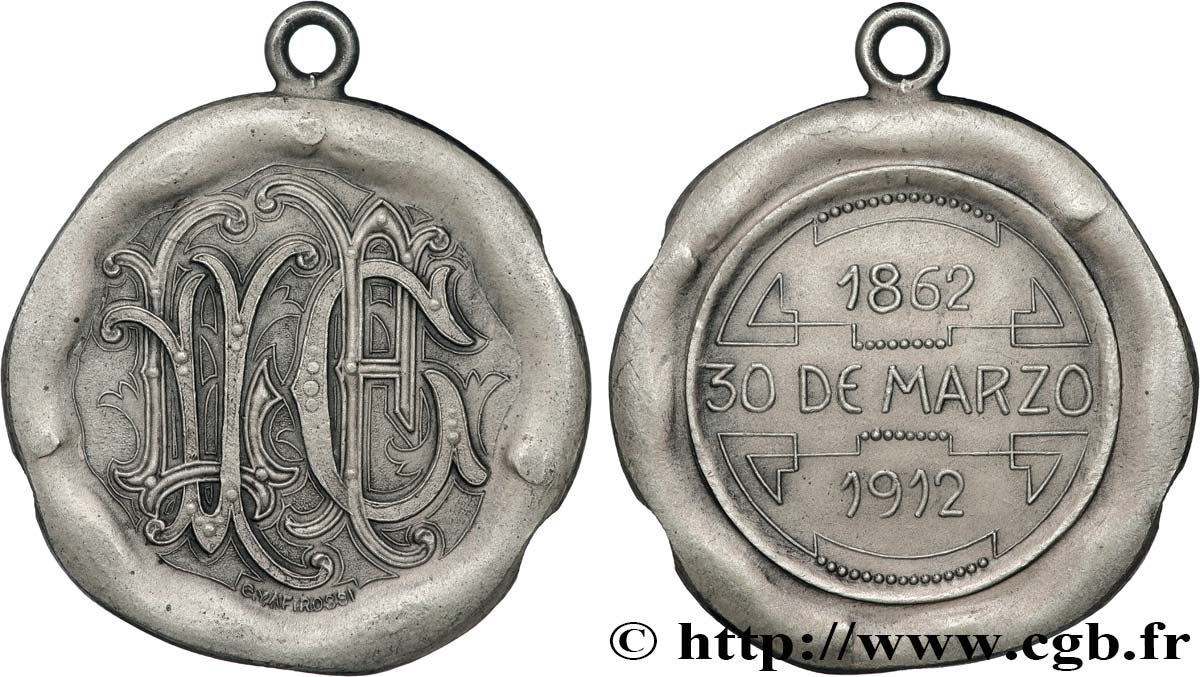 ARGENTINIEN Médaille, Noces d’or VZ