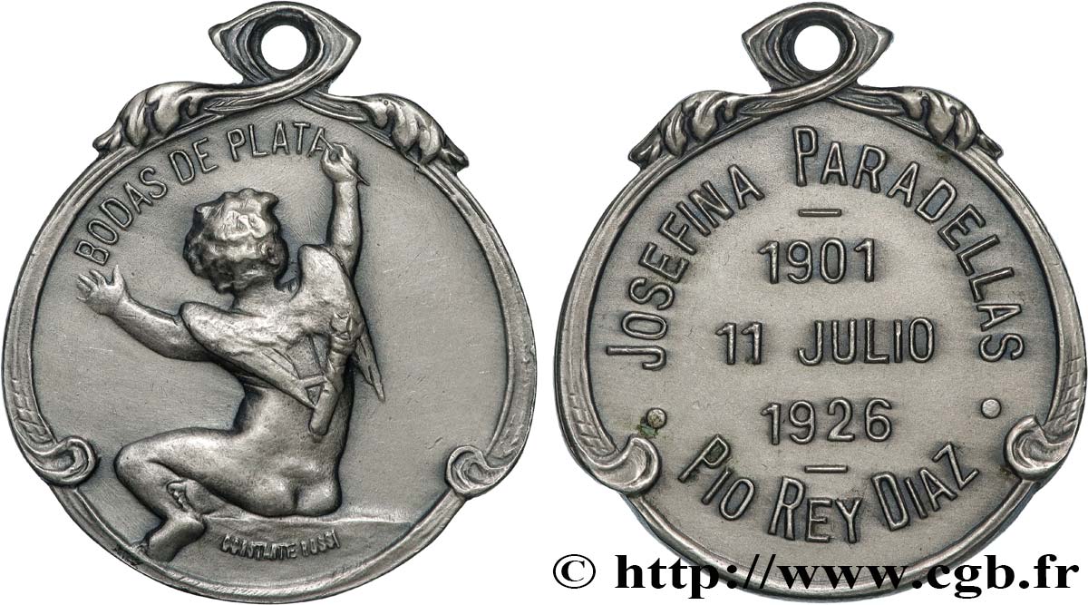 ARGENTINA Médaille, Noces d’argent AU