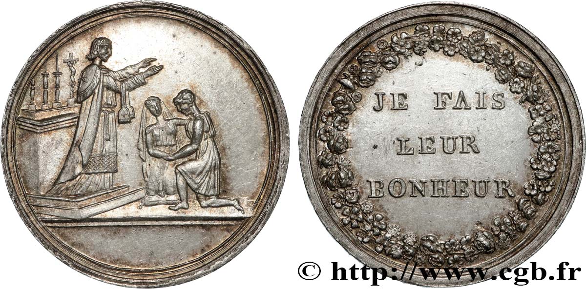AMOUR ET MARIAGE Médaille de mariage SUP