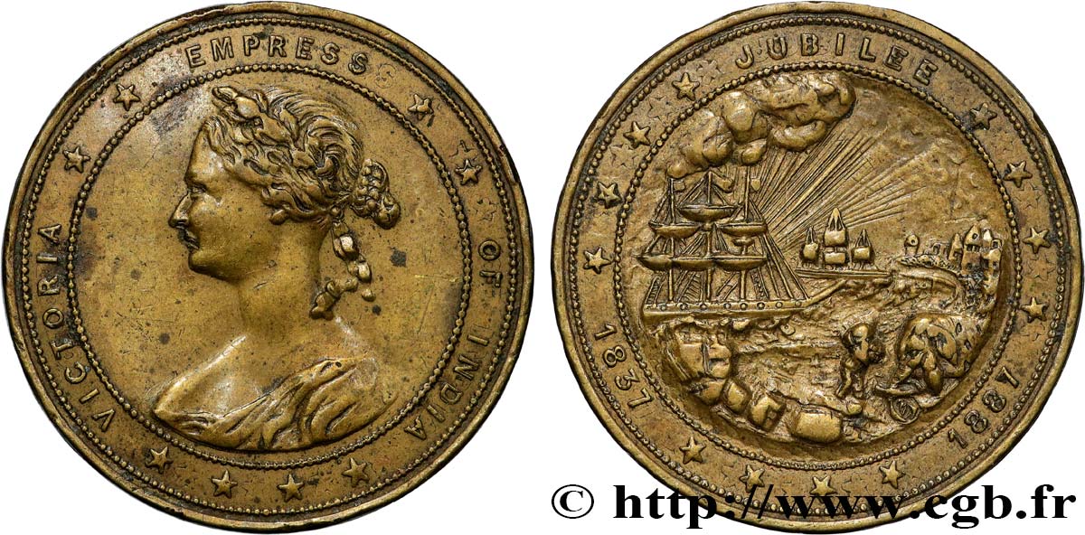 GRANDE BRETAGNE - VICTORIA Médaille du jubilé TB+
