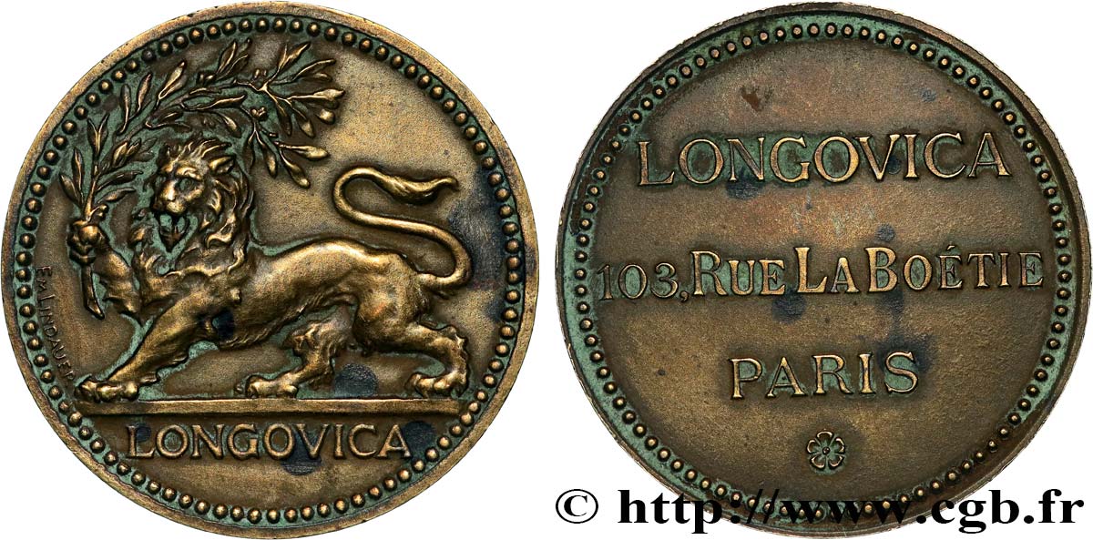 TROISIÈME RÉPUBLIQUE Médaille, Longovica TTB+