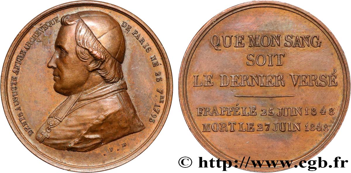 DEUXIÈME RÉPUBLIQUE Denys Auguste Affre, archevêque et martyr SUP