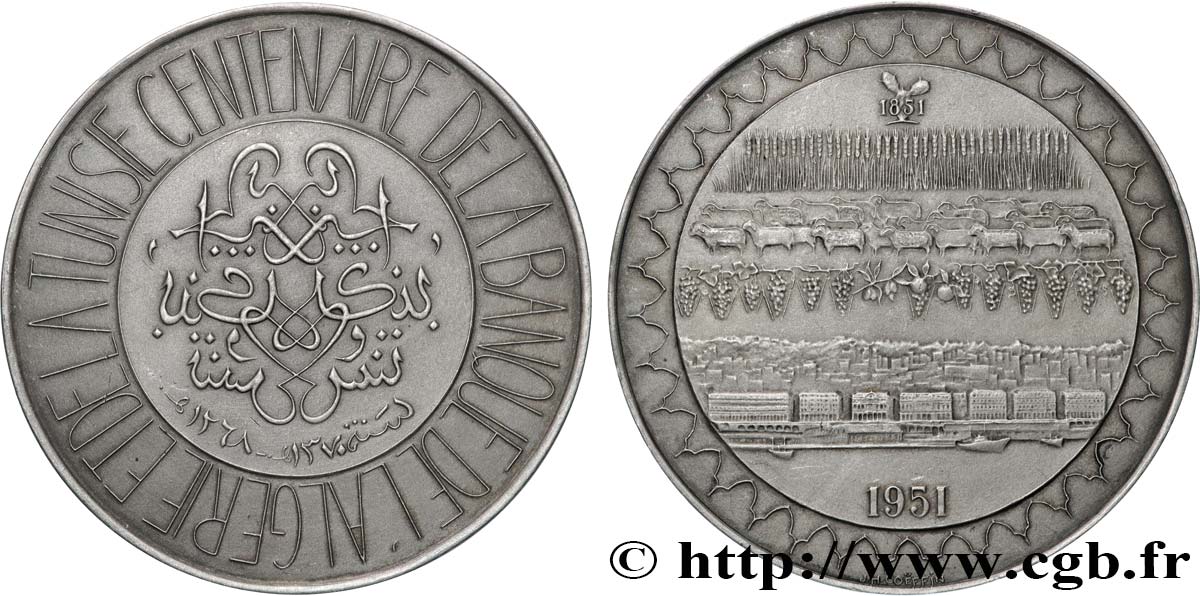 BANQUES - ÉTABLISSEMENTS DE CRÉDIT Médaille, Centenaire de la Banque AU
