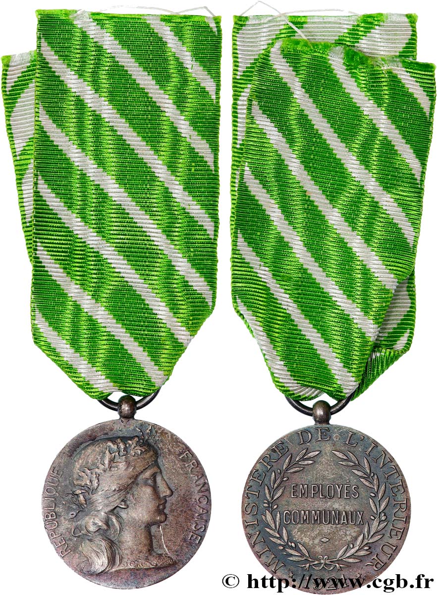 TERCERA REPUBLICA FRANCESA Médaille d’honneur communale MBC/MBC+