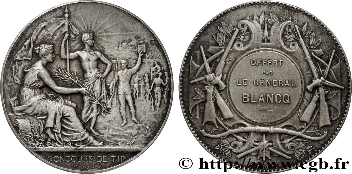TIR ET ARQUEBUSE Médaille, Concours de tir TTB+